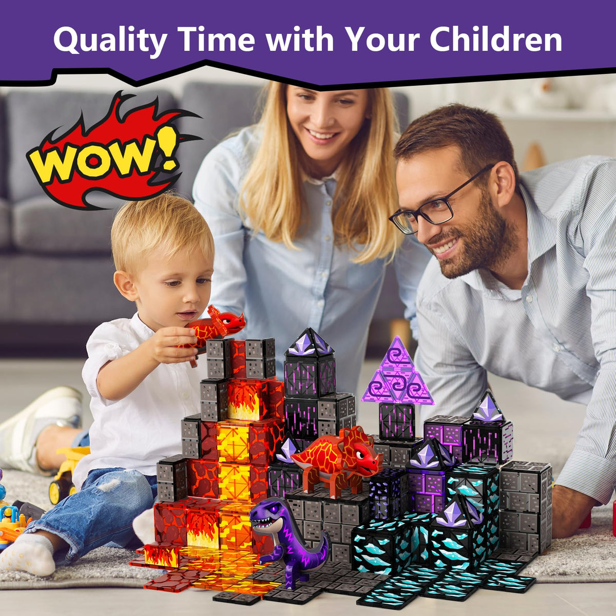 GobiDex dinosaur lava cave playset sparks creative storytelling