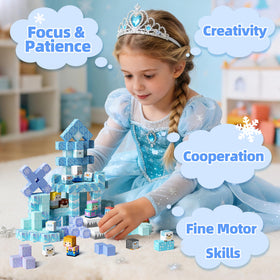 GobiDex magnetic blocks dynamic assembly scene encourages spatial reasoning