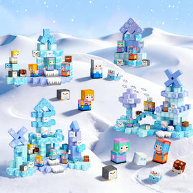 GobiDex magnetic blocks ice princess castle close-up for creative storytelling