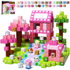GobiDex magnetic blocks with pixel-style design boost imaginative play