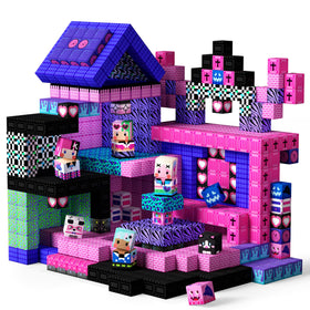 GobiDex magnetic blocks stage assembly supports imaginative play and creative design.