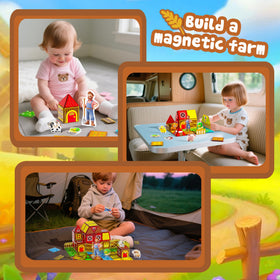 GobiDex magnetic tiles compatibility expands play with other brands for bigger projects