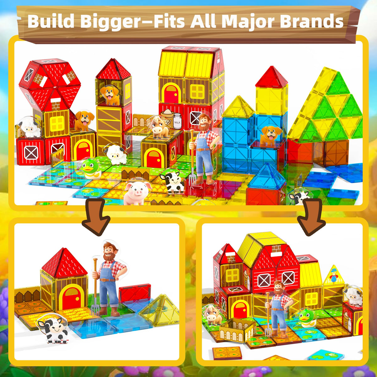 GobiDex farm tiles are kid-safe and durable for indoor, outdoor, and travel use