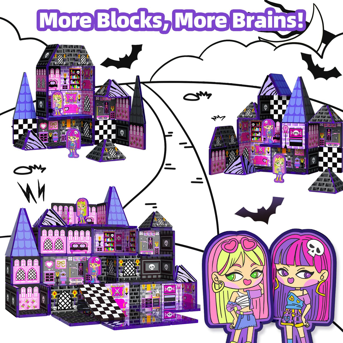 GobiDex monster girl dolls included to spark imaginative adventures