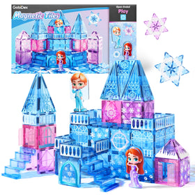 GobiDex Princess Castle tiles with dolls for imaginative play