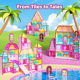 GobiDex Princess tiles with two character figures support storytelling and role-play adventures.