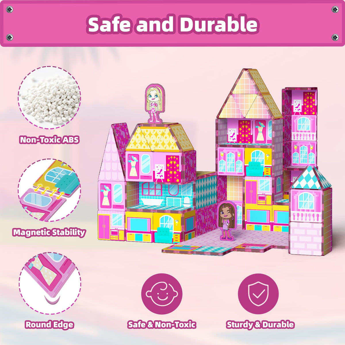 GobiDex Princess storybook panels show character prints for guided imagination.
