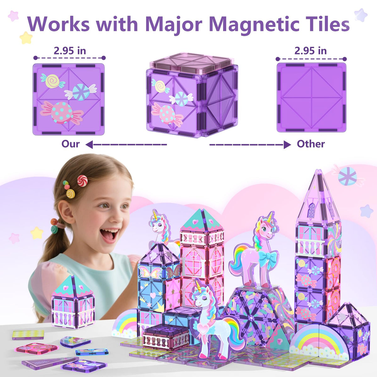 GobiDex rainbow donuts wings design supports color matching.