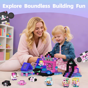GobiDex safe, durable ABS construction supports sturdy towers and creative building.