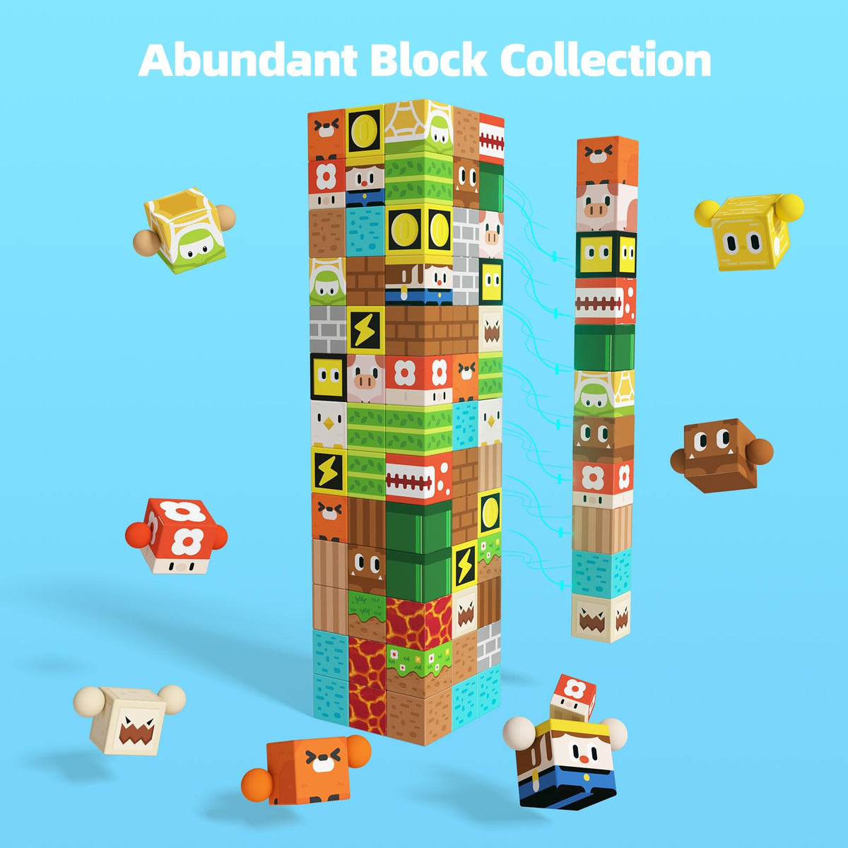 GobiDex secure magnets enable stable structures during imaginative play.