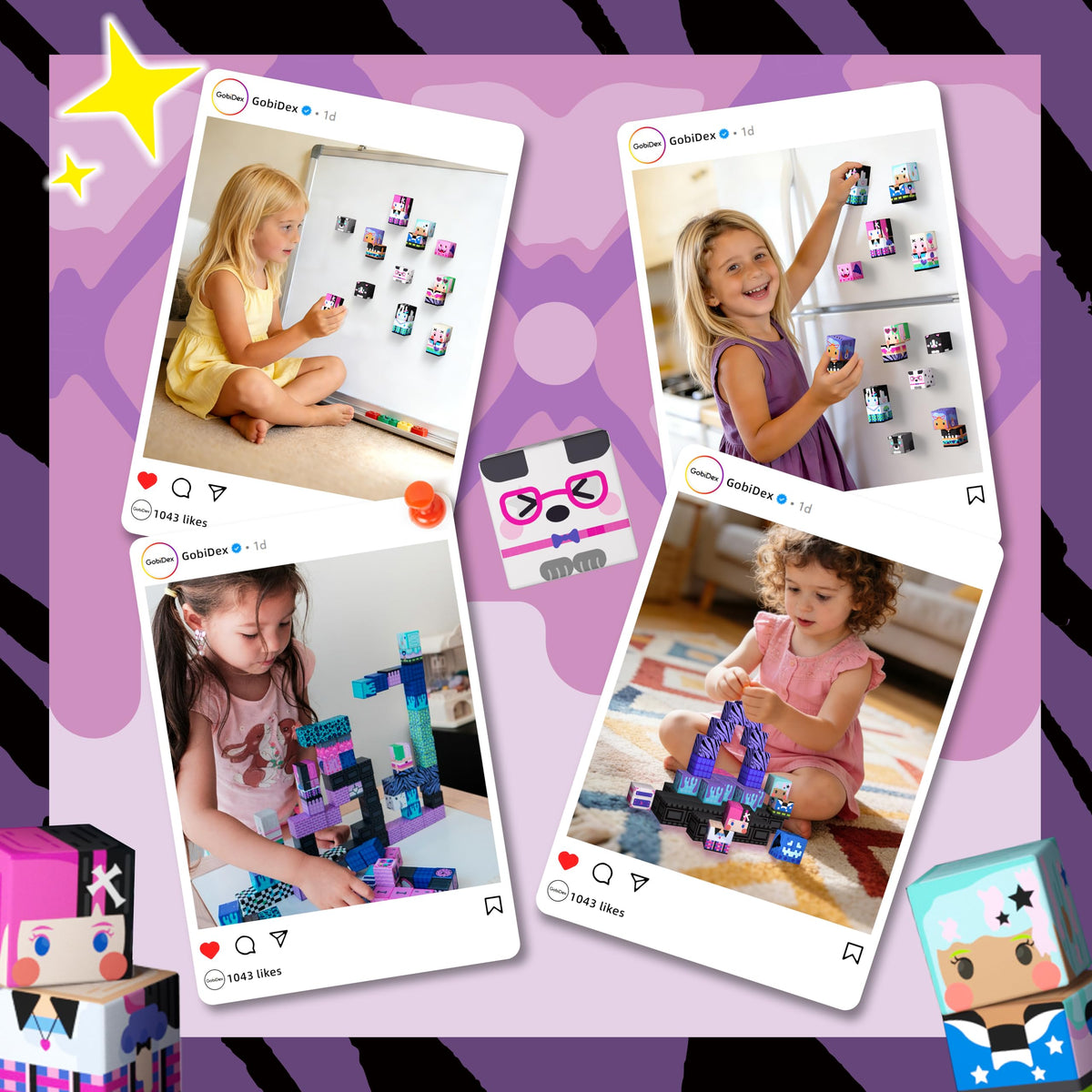 GobiDex learning blocks help develop spatial thinking and fine motor skills.