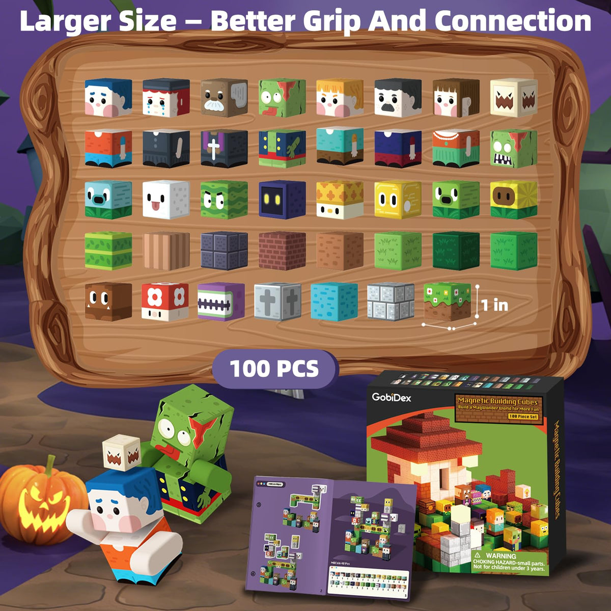 GobiDex Zomblocks lets kids build a vivid story-rich world.