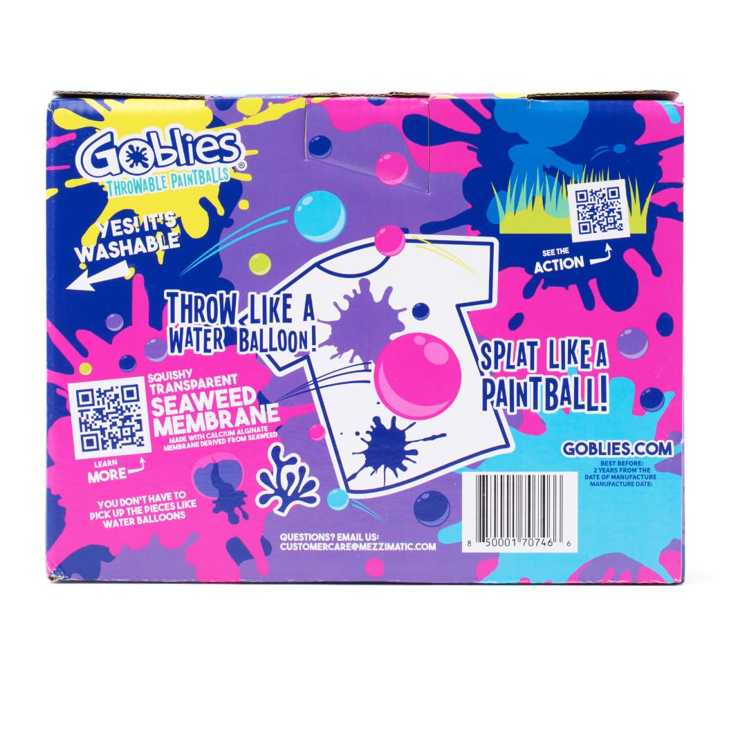 Goblies ready-to-use packaging keeps colors hydrated for action-packed games