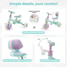 GOBOKLE 135-degree push-bar enables precise steering for parents.