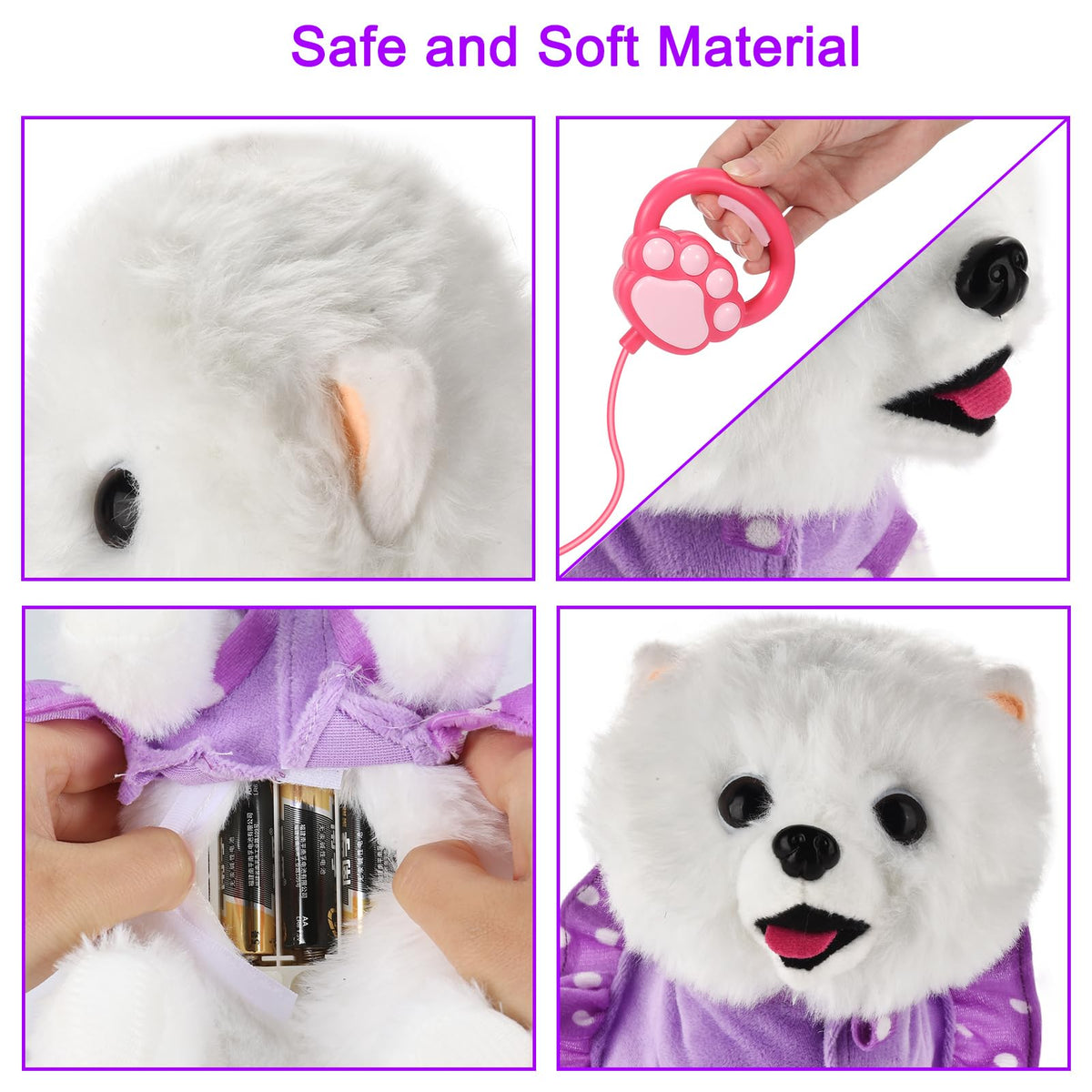 GOBRILLFUN puppy with leash models responsible ownership and walks