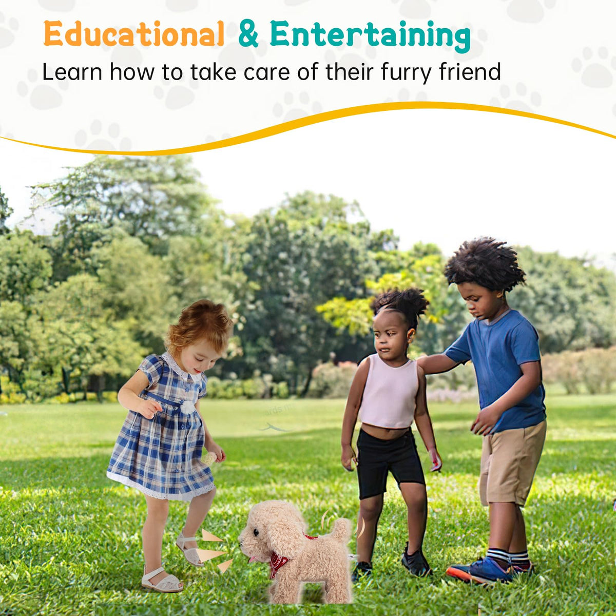 GOBRILLFUN leash for walks encourages responsibility during playtime.