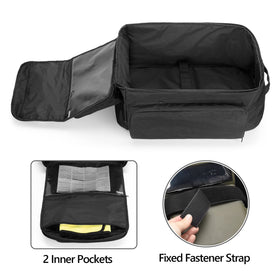 GOBUROS RC Backpack side pockets organize tires and liquids for quick access.