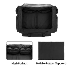 GOBUROS RC Car Bag inner mesh pockets keep small parts neatly separated.