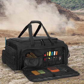 GOBUROS RC Car Bag adjustable shoulder strap enhances carrying comfort.