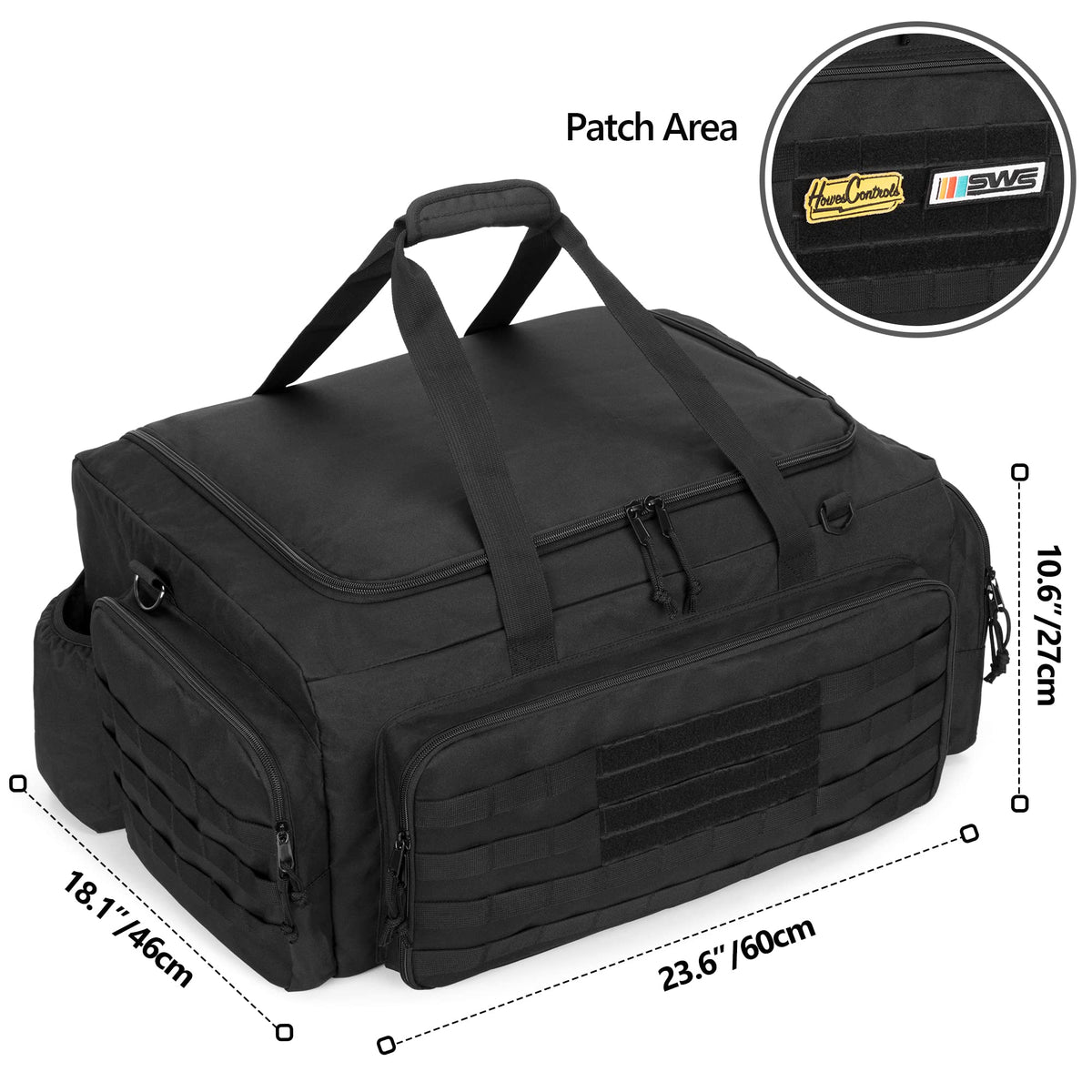 GOBUROS RC Car Bag two-way zipper enables quick access to your vehicle.