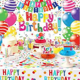 Gobutend 9-inch birthday plates showcase meals with sturdy, food-grade design.