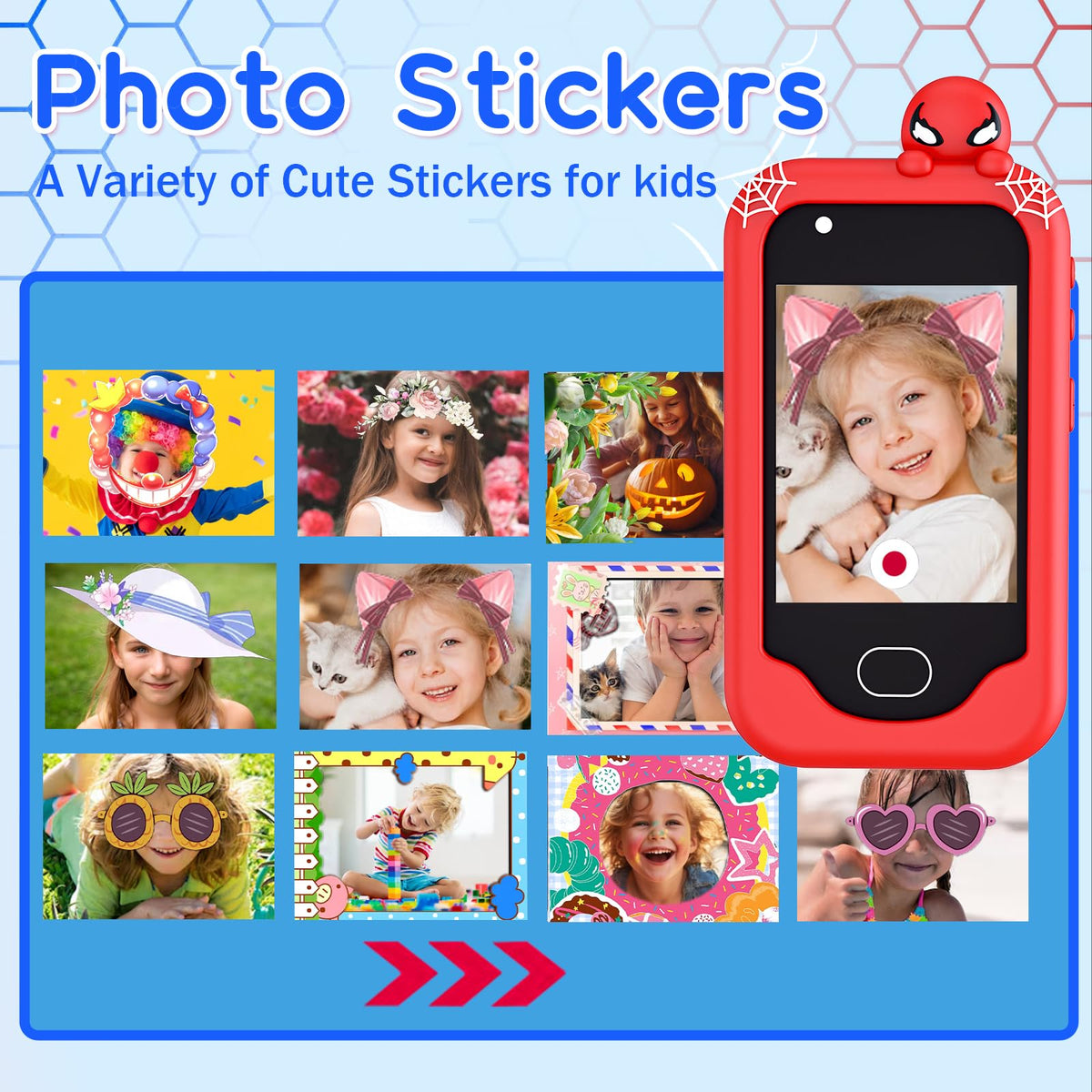 Gocina Kids Smart Phone 4.2-inch display suits tiny hands.