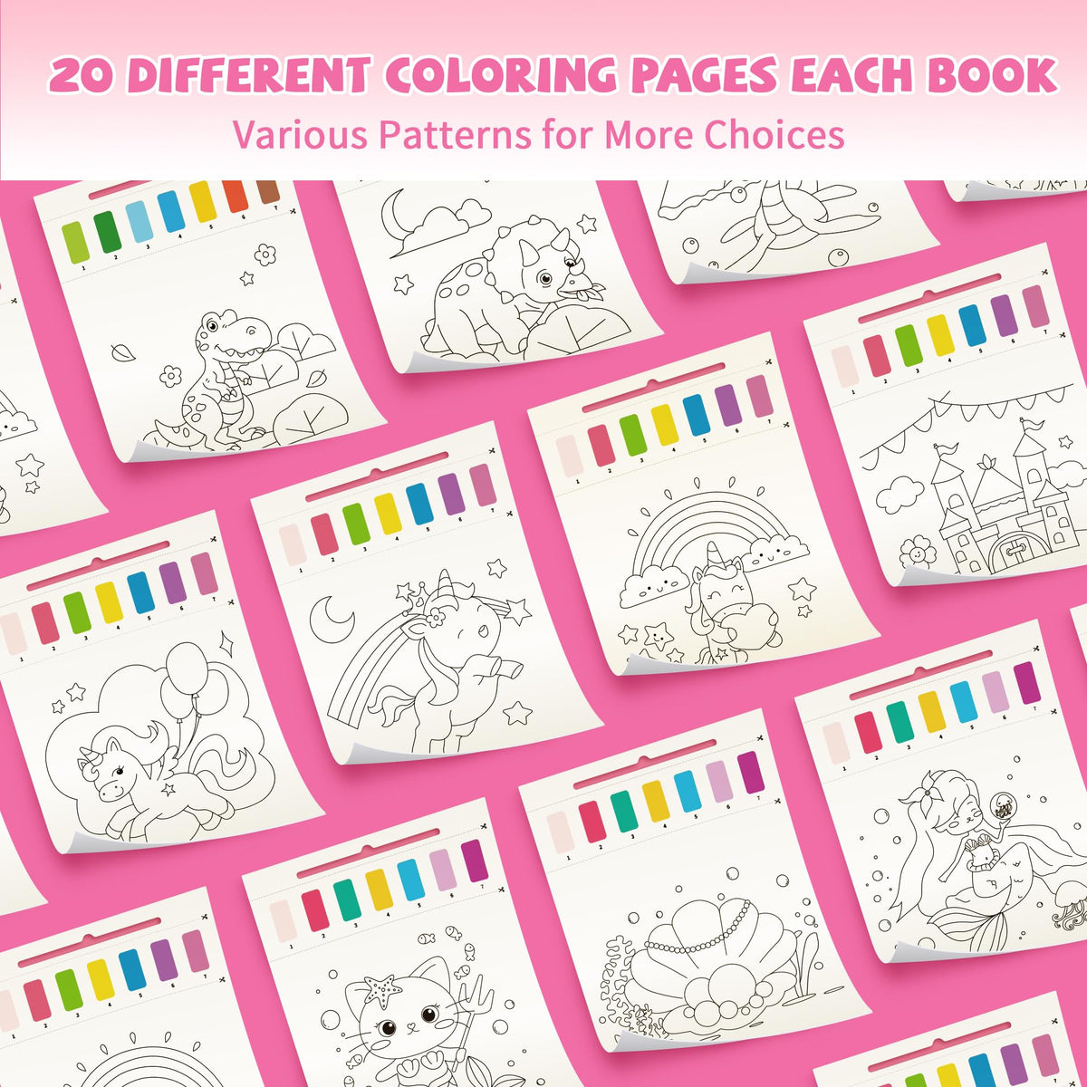 Gocozer extra paint refill page extends coloring sessions for kids.