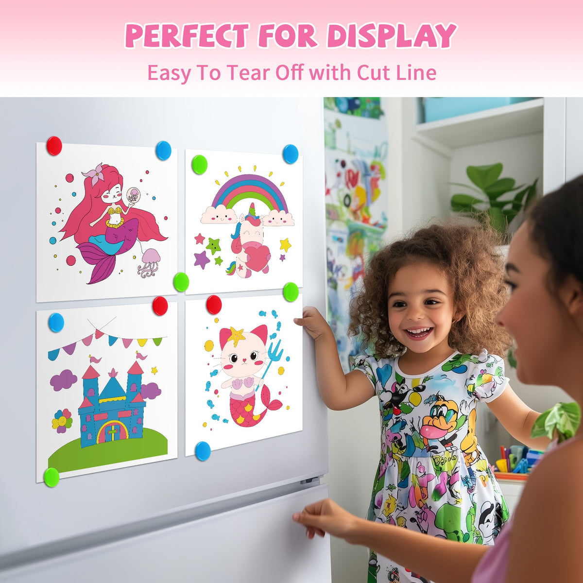 Gocozer thicker pages prevent bleed-through for durable, display-ready art.