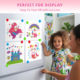 Gocozer thicker pages prevent bleed-through for durable, display-ready art.
