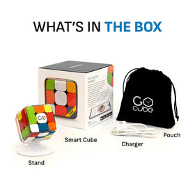 GoCube Edge LED lighting provides clear visibility during play.