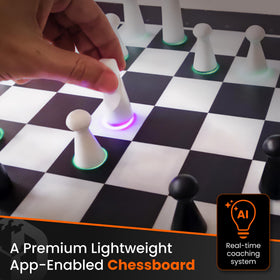 GoChess Mini LEDs highlight moves for immediate feedback during play.