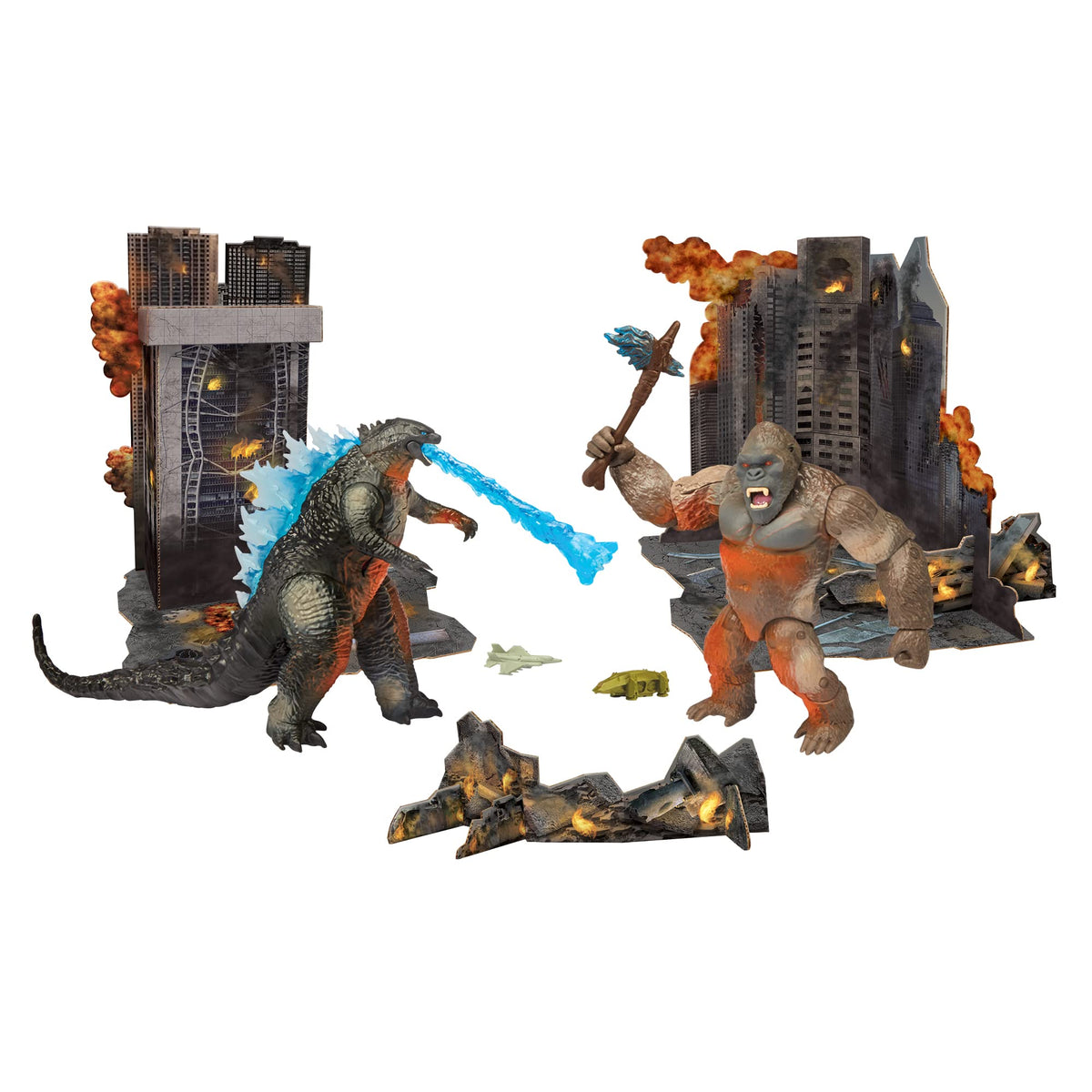 Godzilla and Kong 6-inch figures ready for action-packed battles and imaginative play.