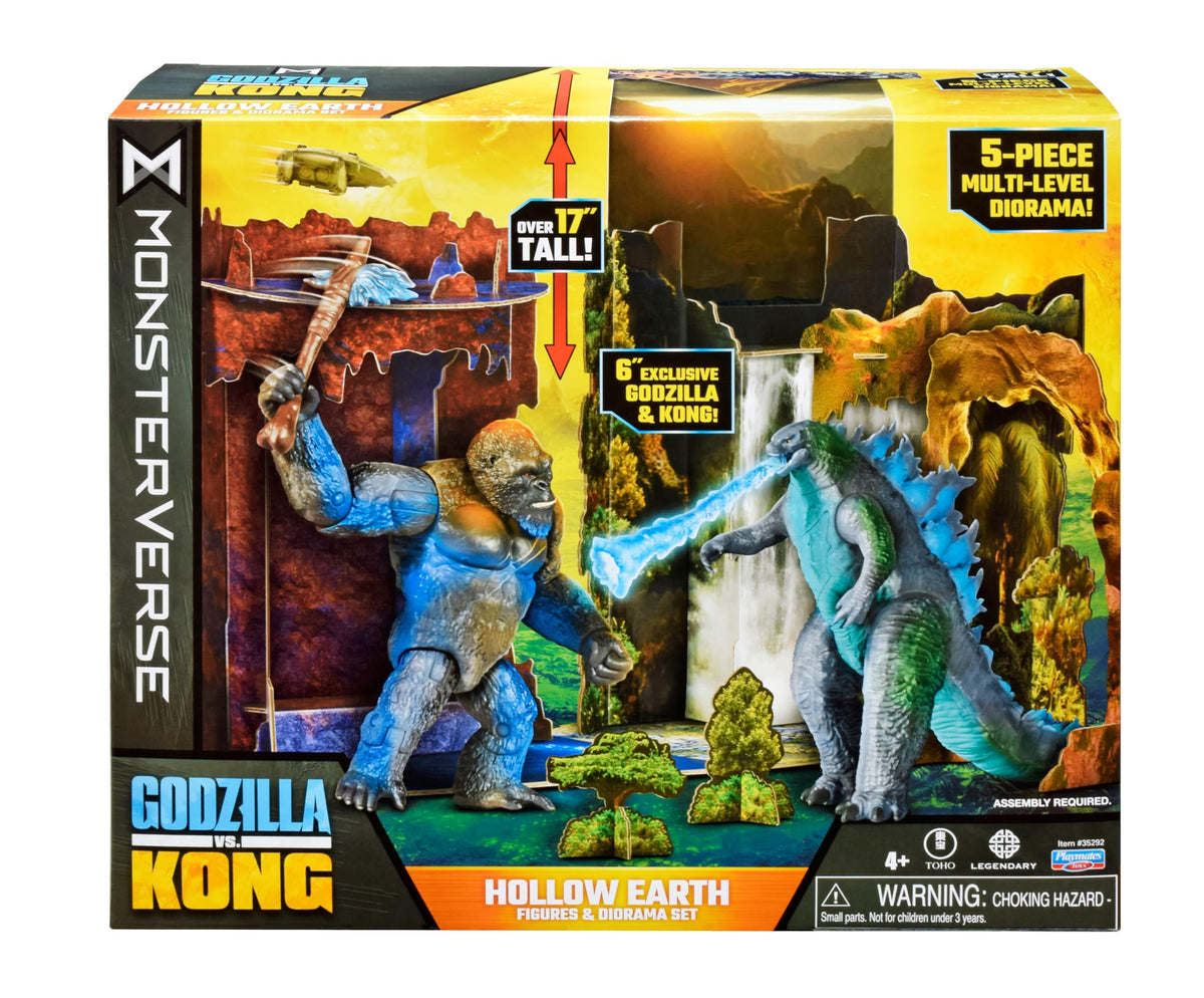 Godzilla x Kong 6-inch figures with battle-damage for dramatic display.