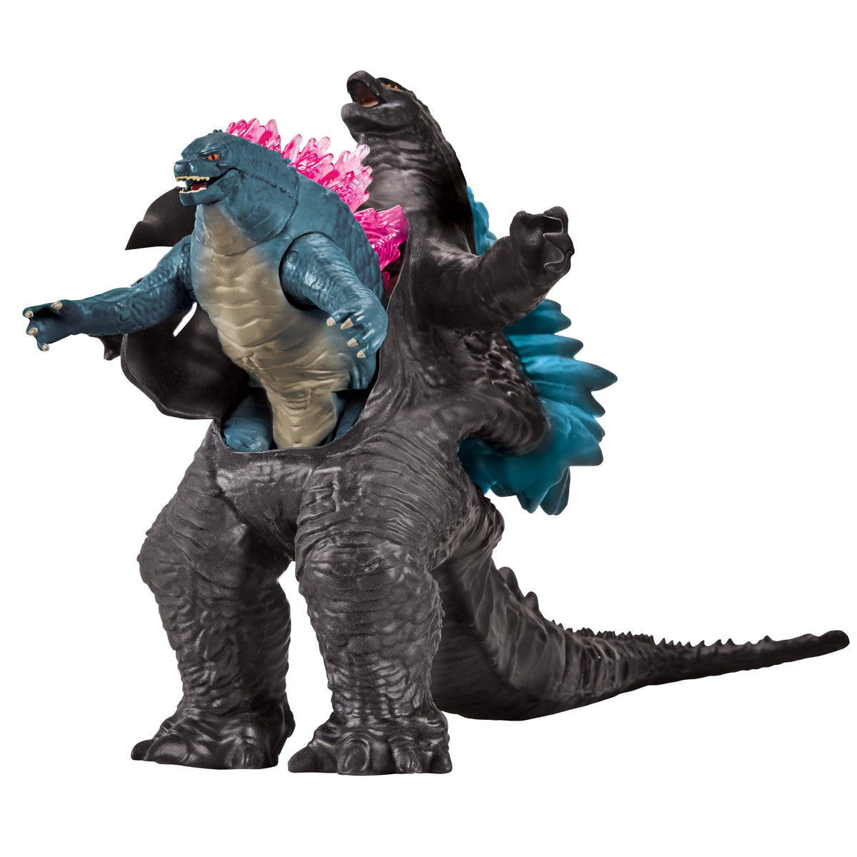 Godzilla x Kong Titan Evolution figure on display stand for action-ready posing.