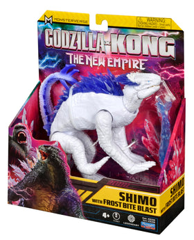 Godzilla x Kong Shimo packaging display, ideal shelf presence for fans.