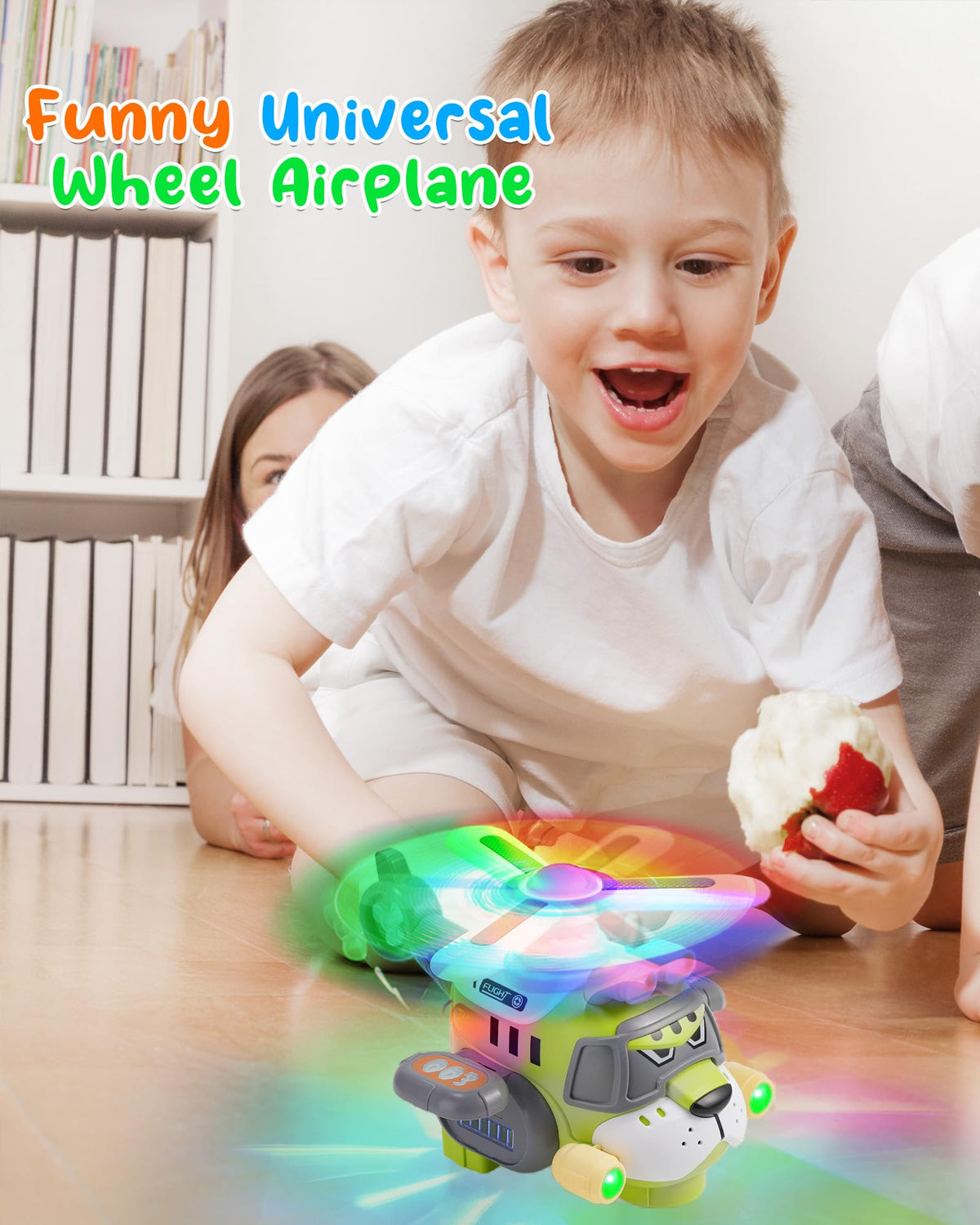 Gofimyee 360-degree spinning propeller delivers dynamic, engaging action for curious kids.