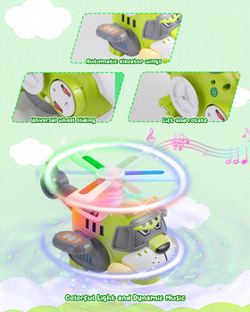 Gofimyee bump-and-go design automatically changes direction for worry-free indoor adventures.