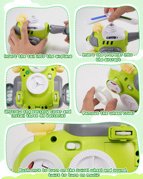 Gofimyee one-button operation makes playtime easy and intuitive for preschoolers.