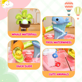GoFujuco floating sea animals offer visual targets and tactile engagement during water scooping
