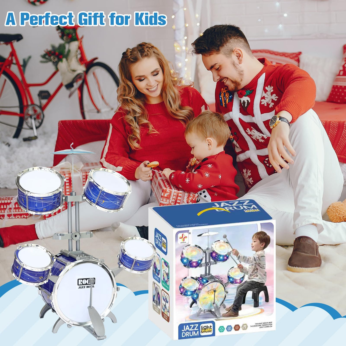 GoFujuco light-up design captivates kids during rhythm sessions and showcases music fun.