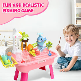 GoFujuco sturdy legs keep the table stable indoors or outdoors for safe play
