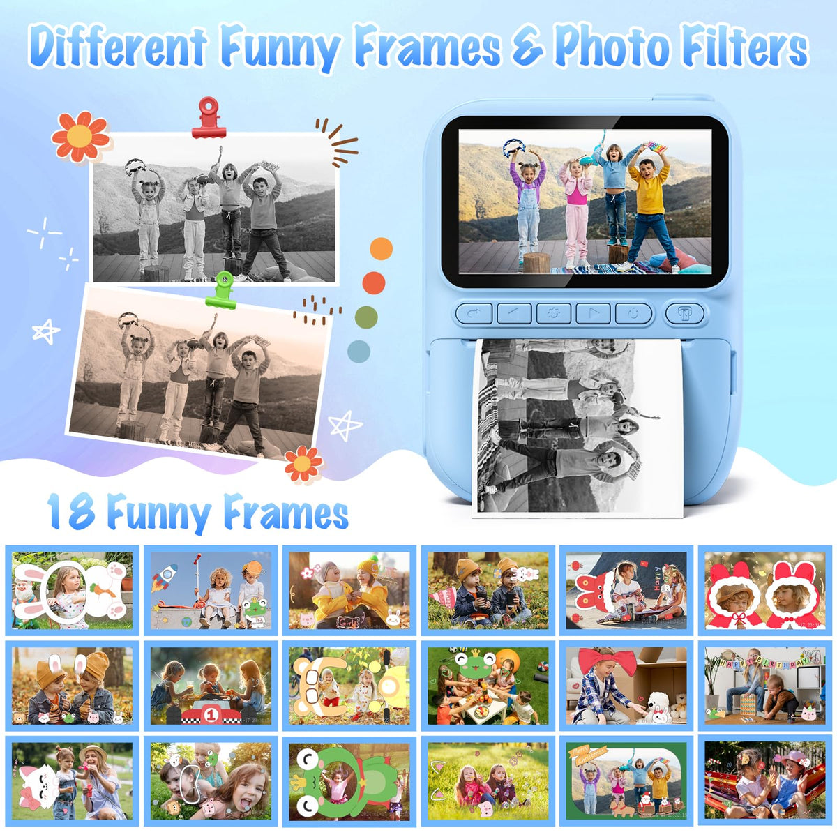 Gofunly Kids Camera 32GB SD card included for ready-to-use storage