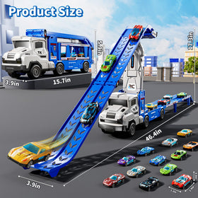 GOGIHCCH height-adjustable track blue supports varied racing layouts