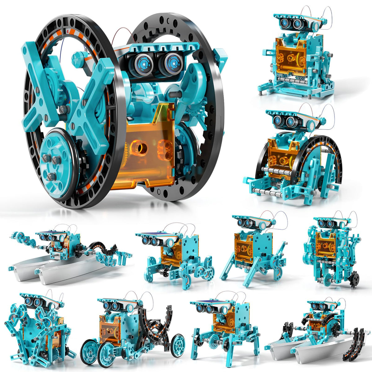 GOGIHCCH solar powered robot Model 01 for hands on STEM learning outdoors