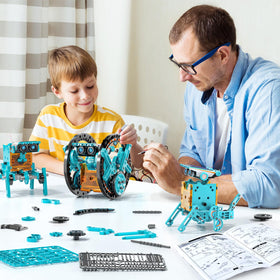 GOGIHCCH solar powered robot Model 02 demonstrates renewable energy in play