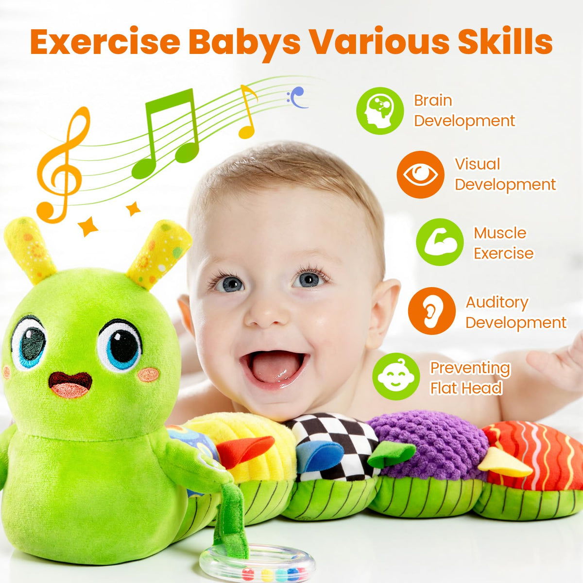 GoGonova toy with 10 songs and one-touch control for independent play