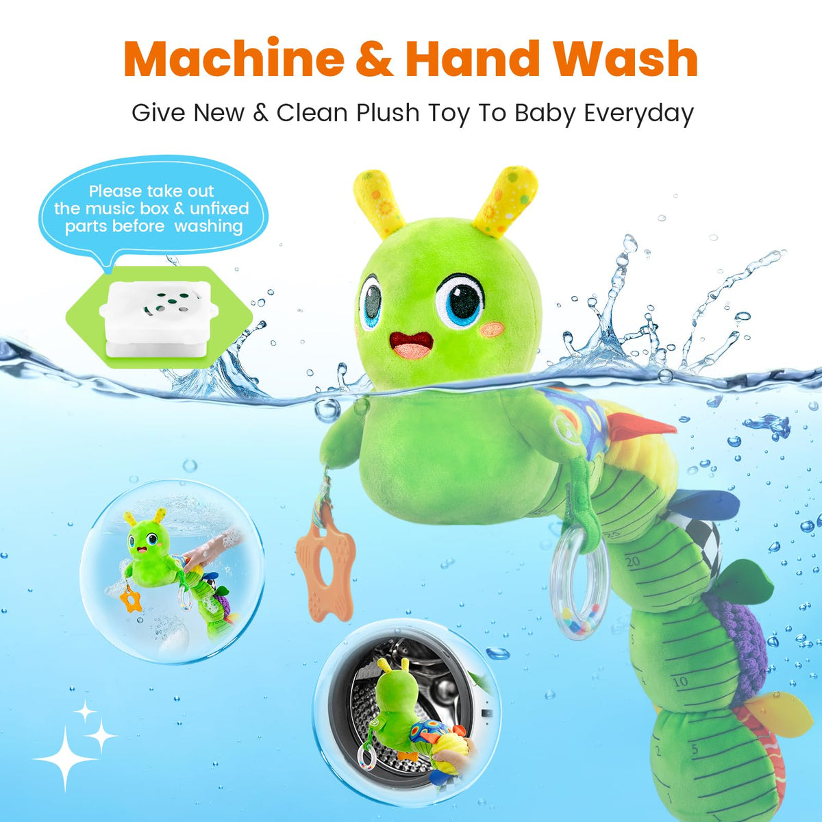 GoGonova toy features colorful textures and sounds for sensory exploration