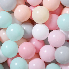 GOGOSO 100 pit balls in bright colors for baby play and colorful exploration.