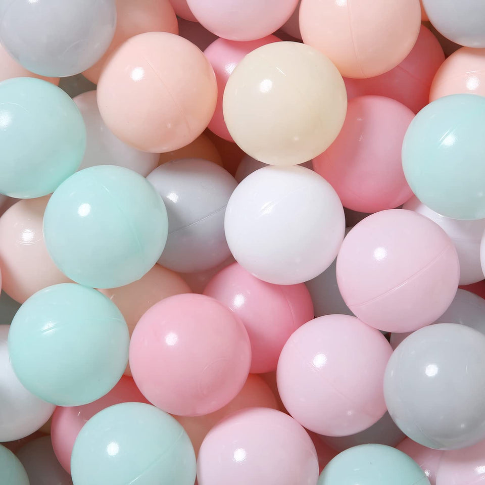 GOGOSO 100 pit balls in bright colors for baby play and colorful exploration.