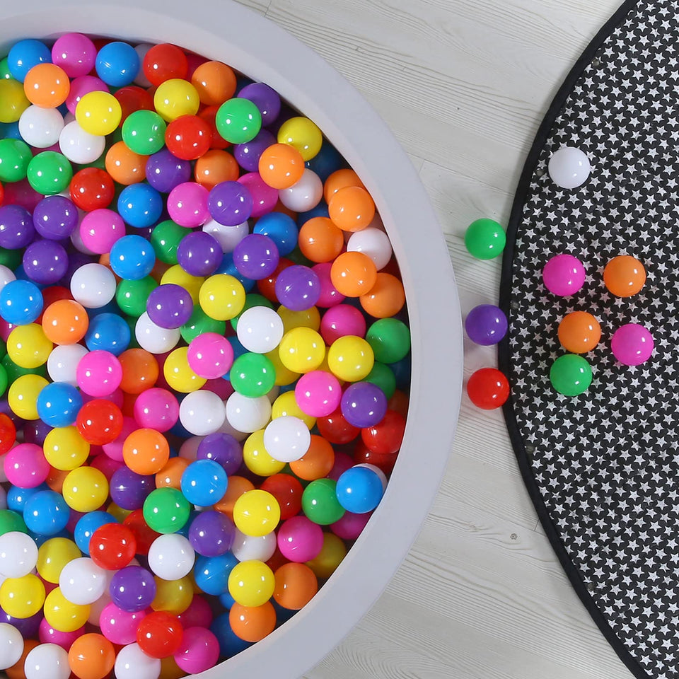 GOGOSO ball pit balls, colorful mix for safe toddler playtime